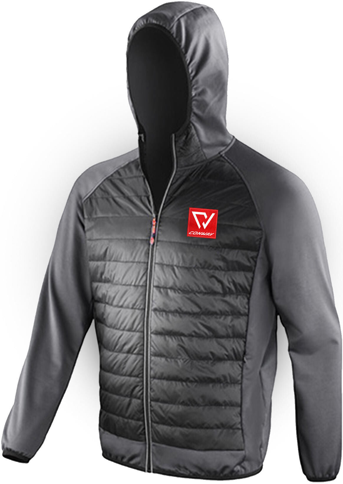 Conway Herren Hybridjacke Hybridjacke Gr. 3XL Bl. Holzkohle
