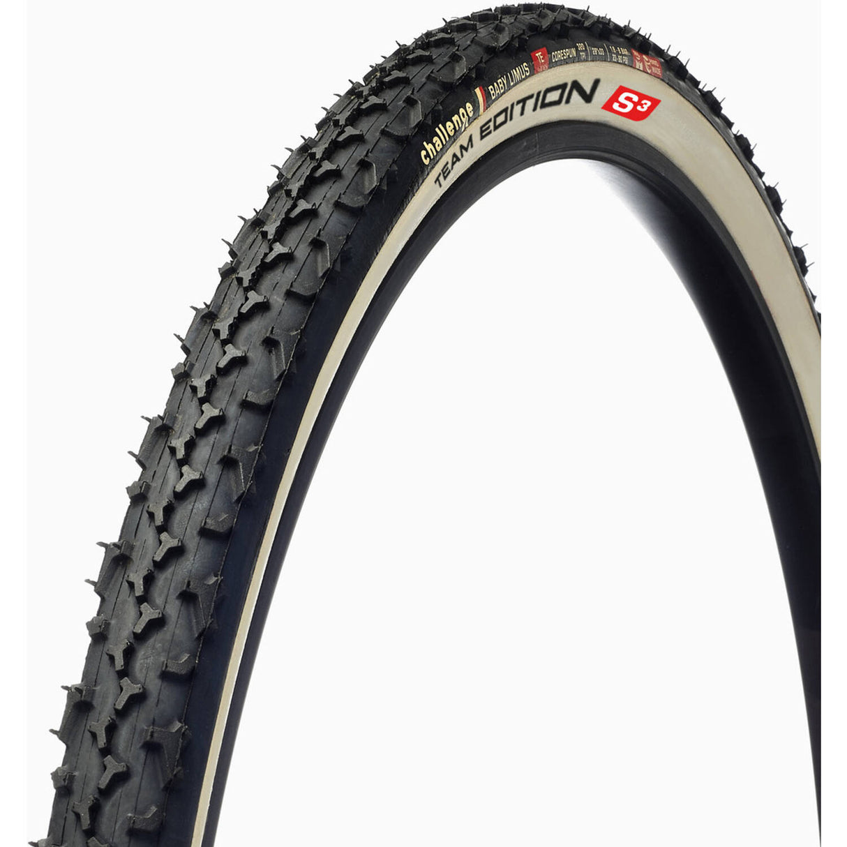 Challenge Baby Limus Team Edition Rohr 700x33c schwarz und weiß