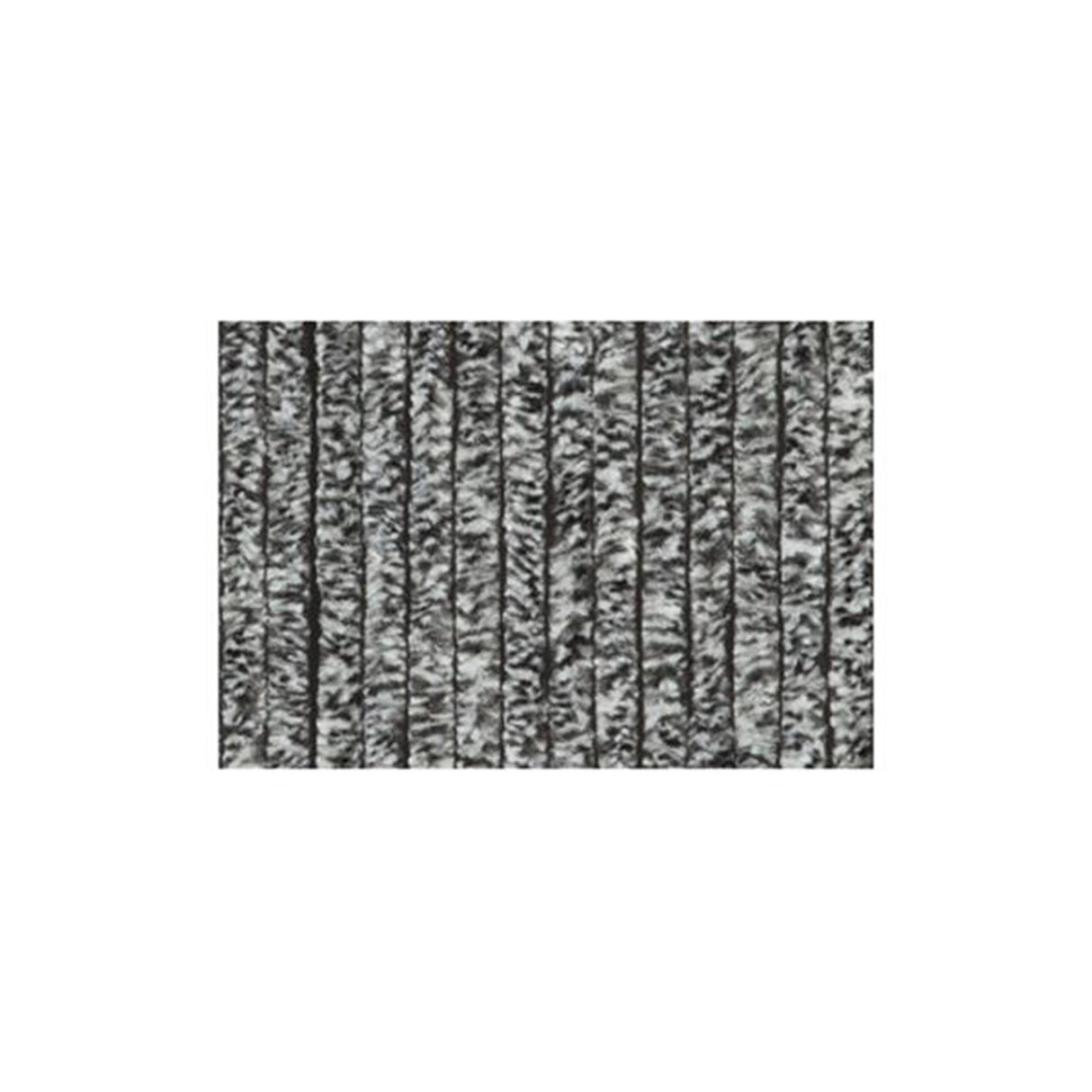 Wicotex Rohrkolbenvorhang 90x220 schwarz-weiß gri
