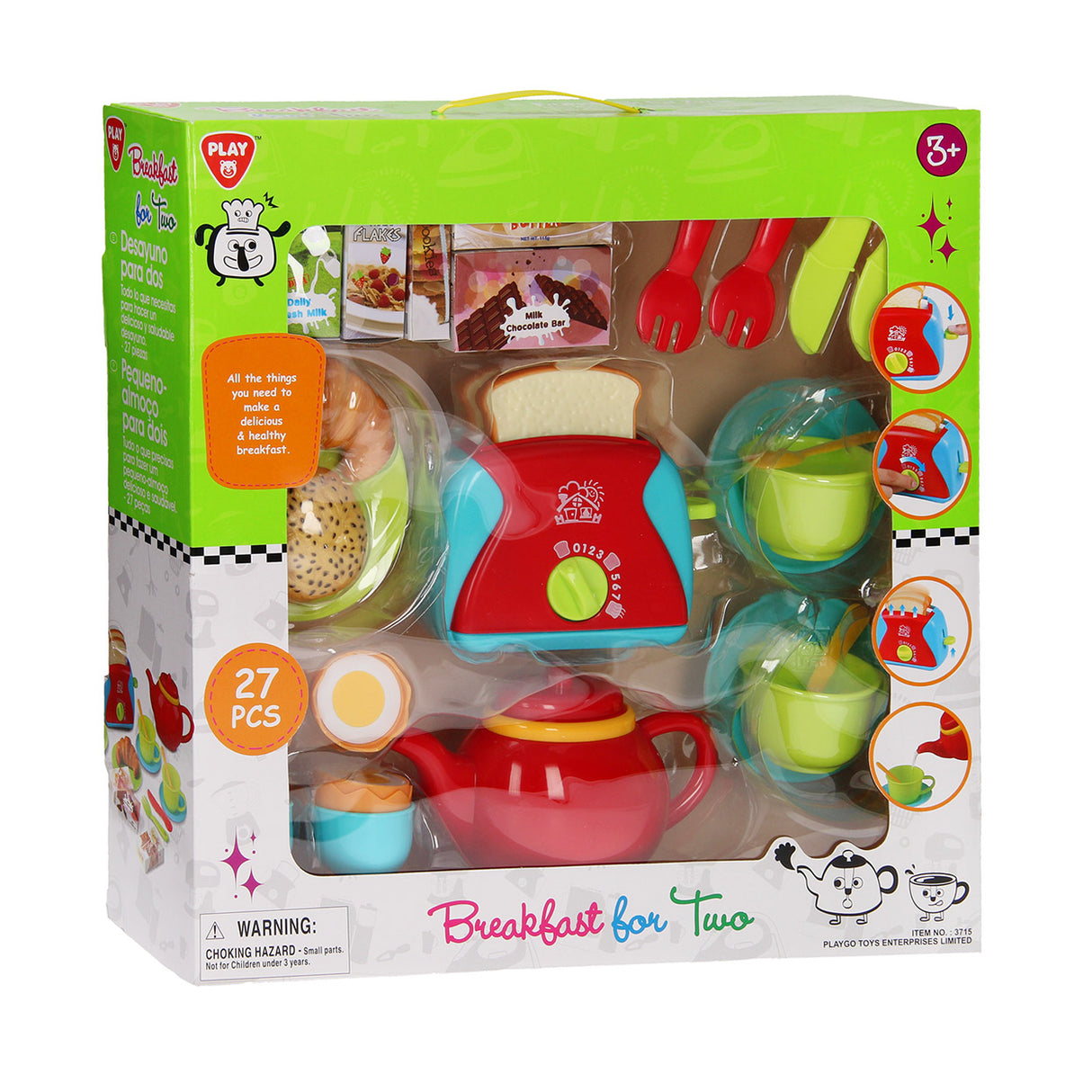Spiel-Frühstücksset, 27-teilig.