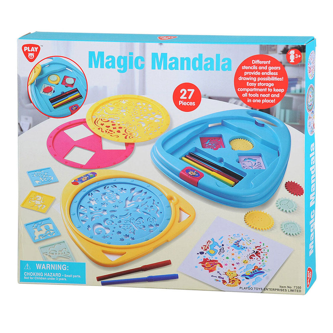 Playgo Magic Mandala Zeichenset 27-teilig