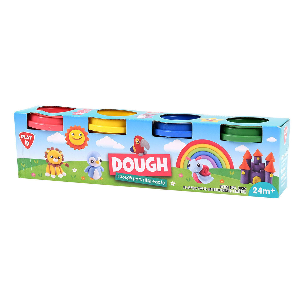 Playgo Tonset 4 Farben – 4x56 Gramm