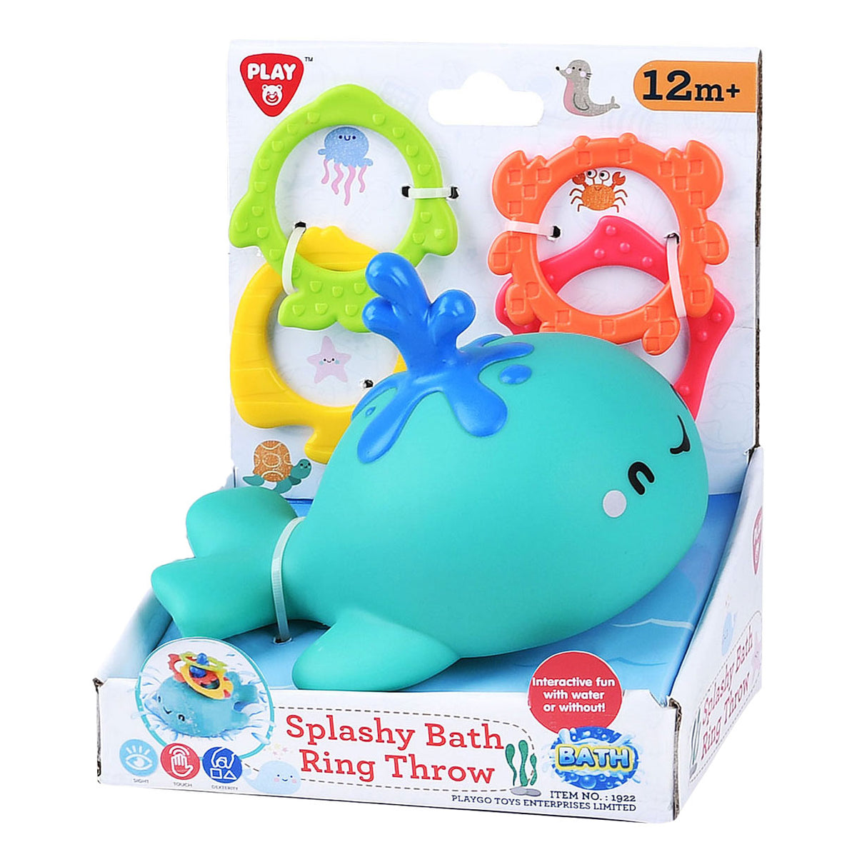 Playgo Badespielzeug Ring werfender Fisch - 5 Stk.