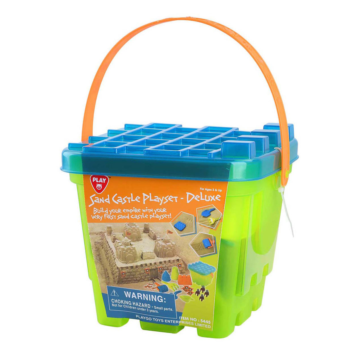 Playgo Spielstrandset Burg mit Zubehör, 21-tlg.