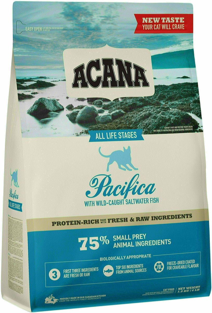 Acana – alle Lebensphasen Pacifica – Katzenfutter – 1,8 kg