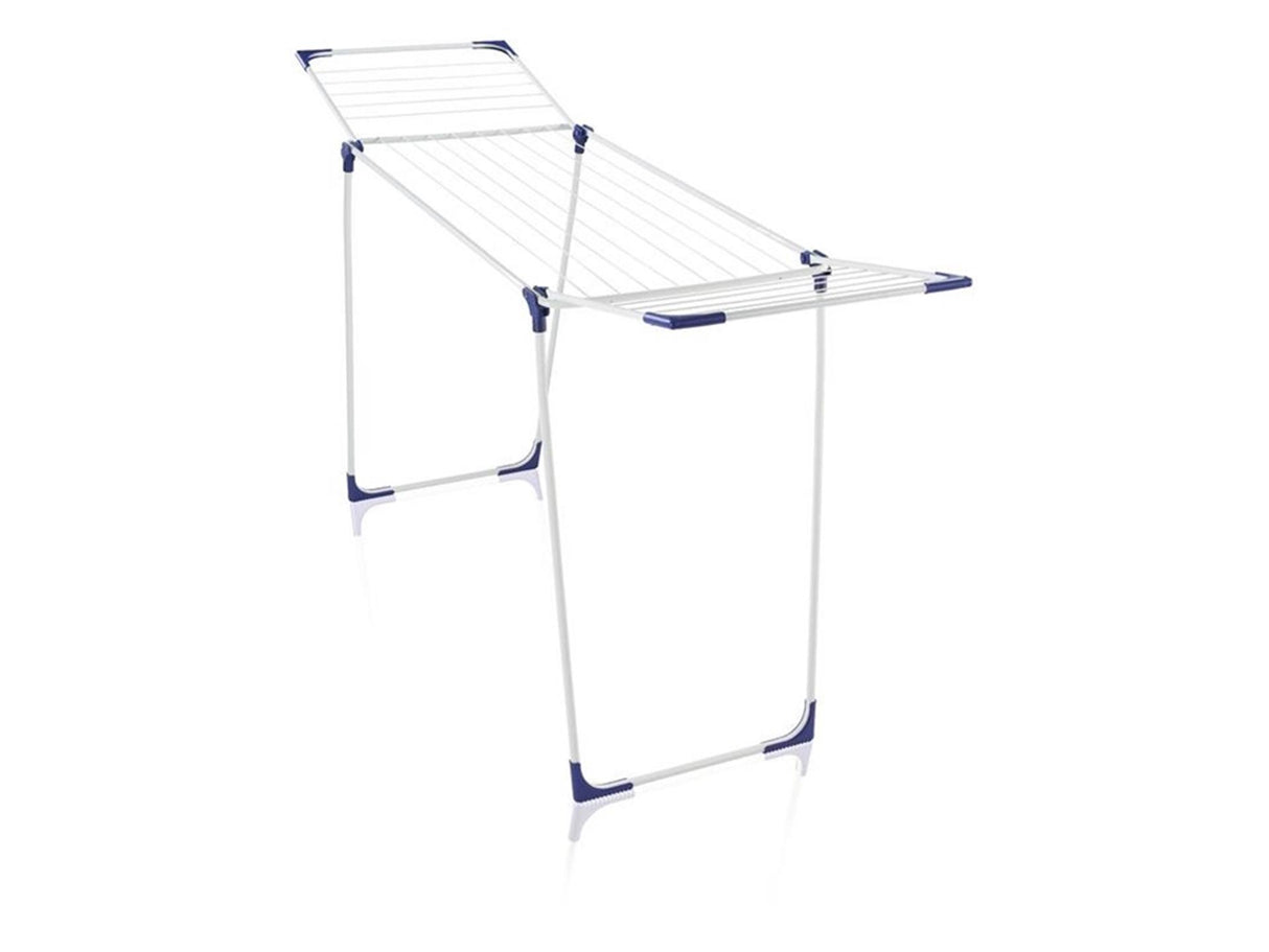 Leifheit 81621 Classic 180 Solid Wäscheständer weiß blau