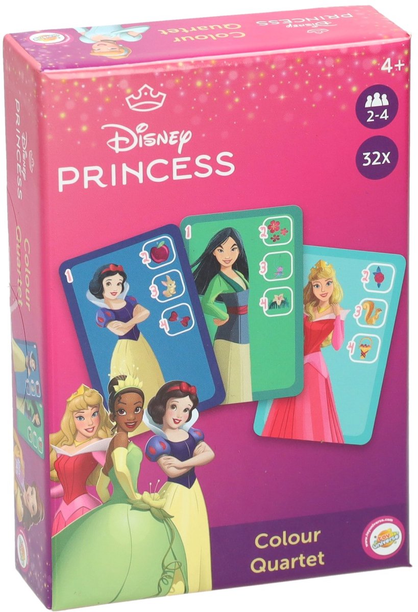 Kreative Bastelgruppe Disney Princess Quartett – 32 Karten
