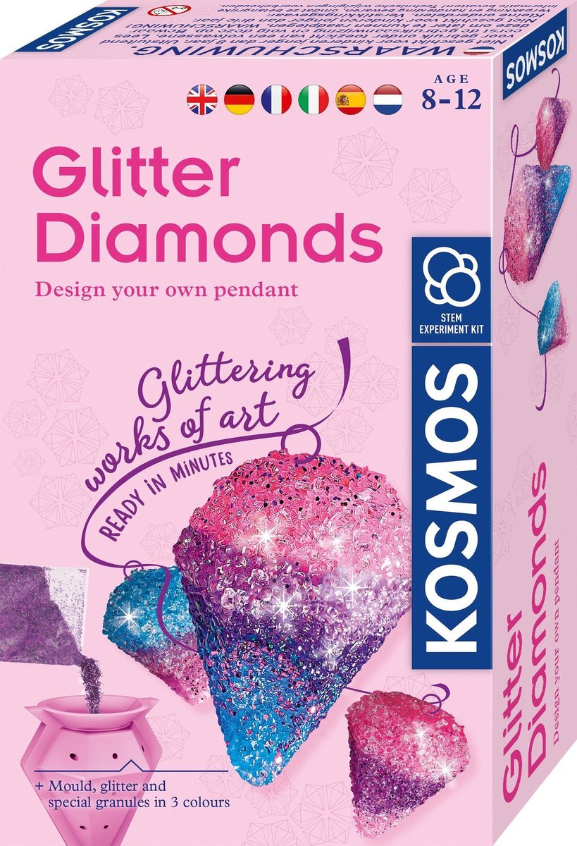 Kosmos-Glitzerdiamanten herstellen