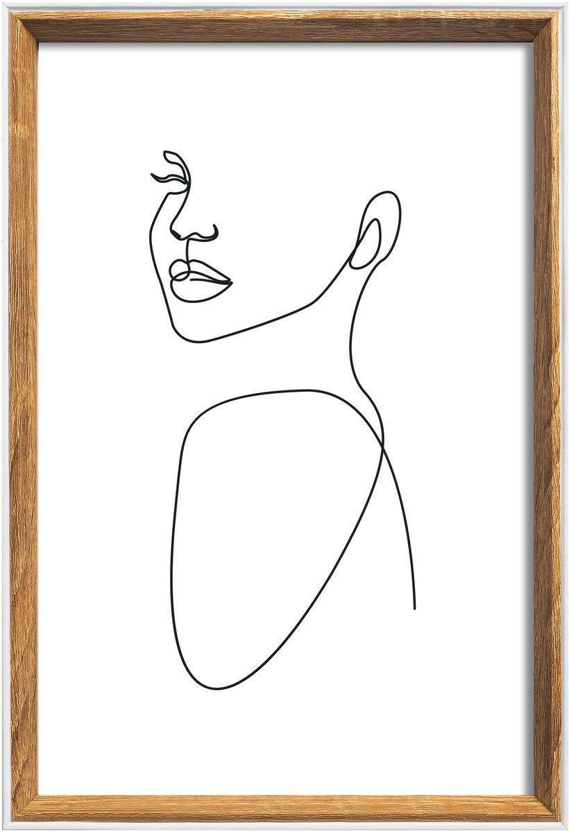 Walther Silhouette - Holzrahmen - Fotogröße 20x30 cm - Natur
