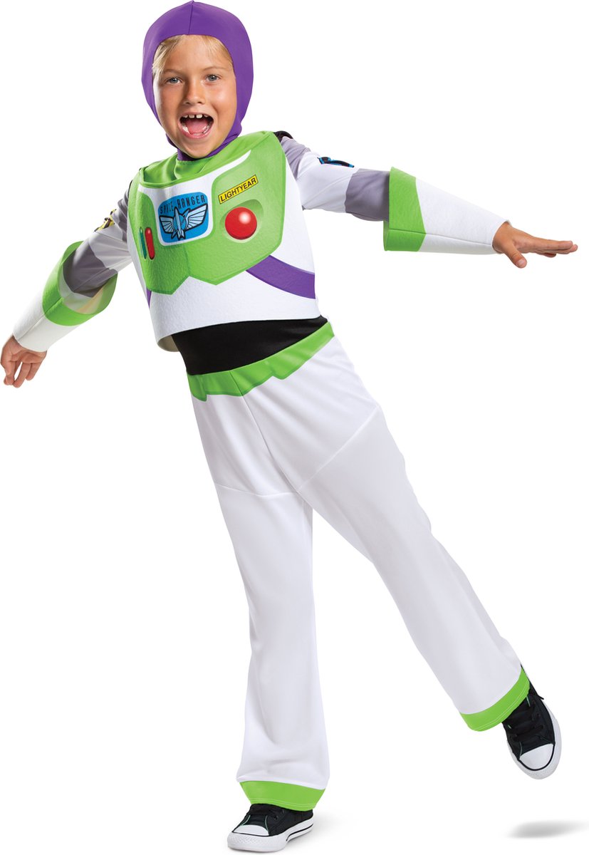 Verkleidung Disney – Toy Story 4, Buzz Lightyear Deluxe, Größe M (7–8 Jahre), Jungen