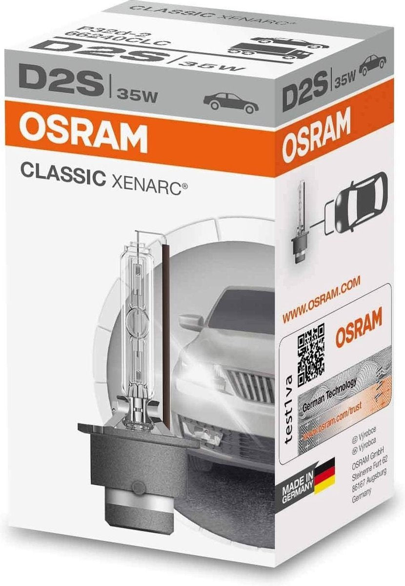 Osram D2s Xenonlampe Glühbirne für das Auto os66240clc 4150k 35w D2s - Deutsche Qualität