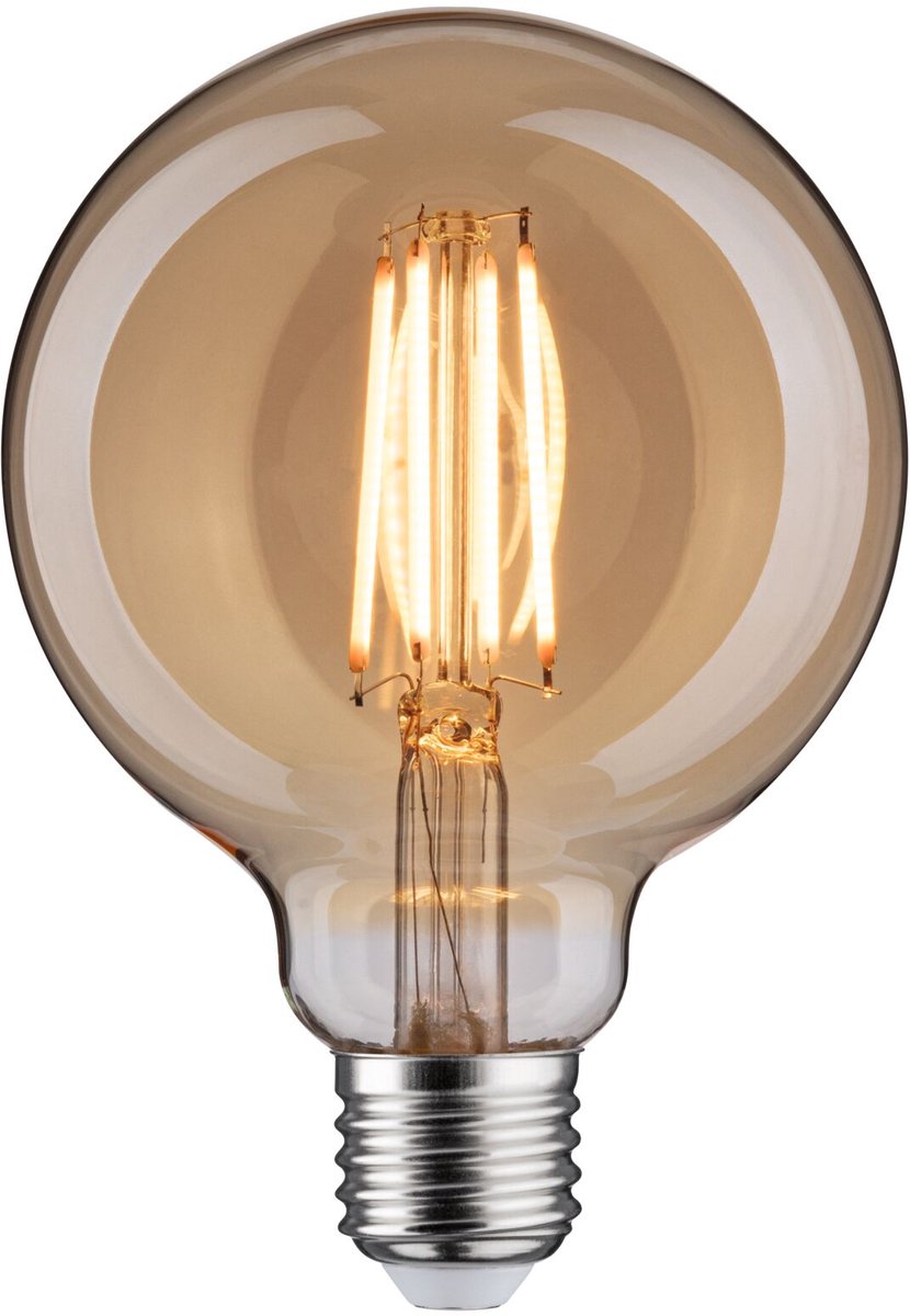 Paulmann 1879 Filament 230 V 3-Stufen-Dim-LED-Globus G95 E27 470 lm 6 W 1800 K dimmbar Gold