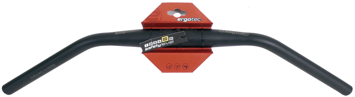 Ergotec-Lenker Ladytown ø31,8 mm x 620 mm 16 mm Rise – schwarz sandgestrahlt