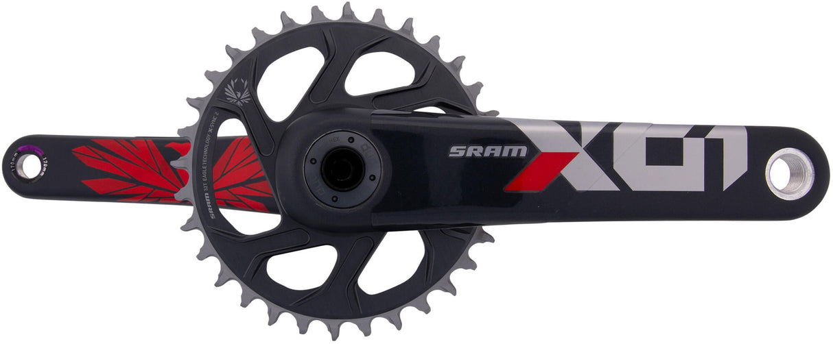 Sram Kurbelgarnitur X01 Eagle Kurbelgarnitur X01 Eagle 32T Boost 170mm Oxy Red