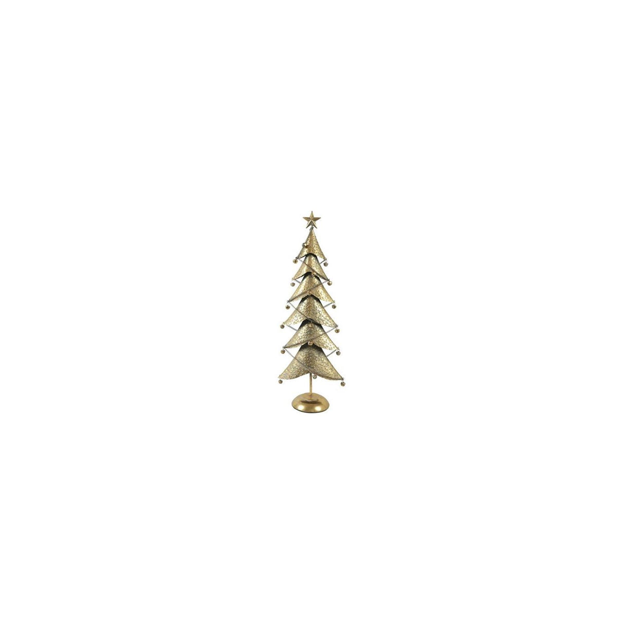 Country field countryfield kerstboom balas goud metaal 28x16x80cm