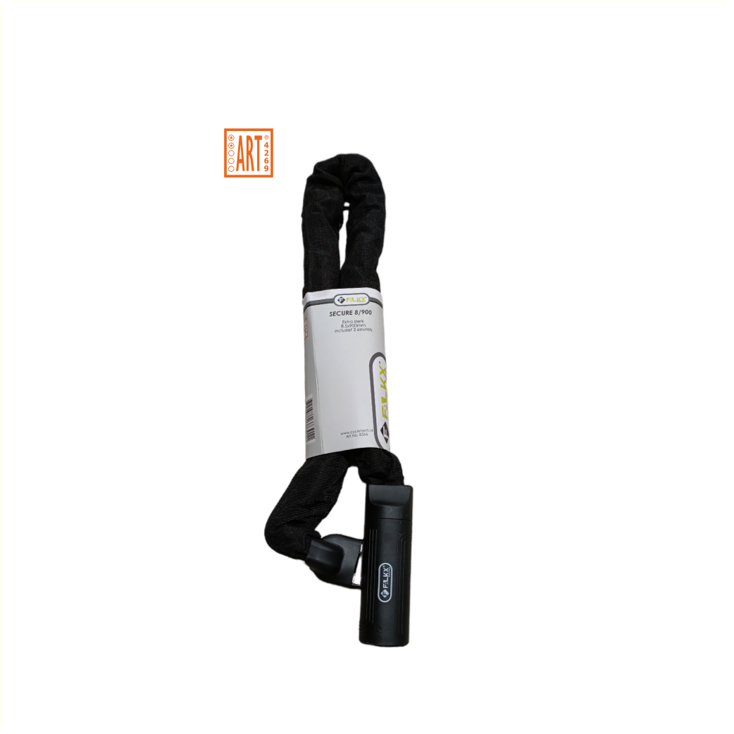 Falkx Secure 8 900 Kettenschloss Black Art **