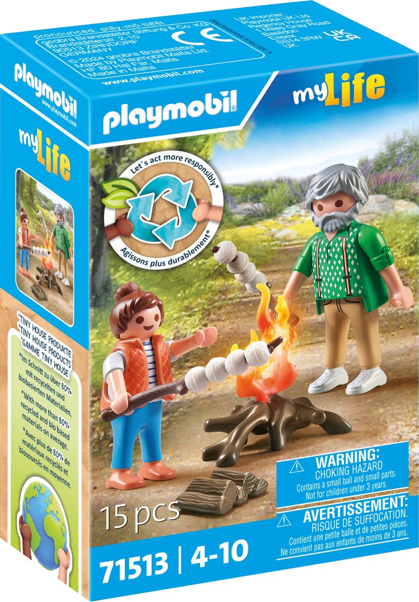 Playmobil My Life Camp Fire mit Marshmallows - 71513