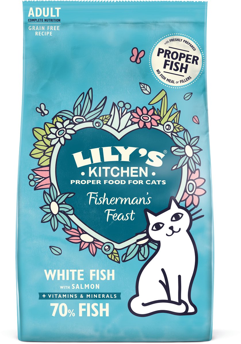 Lily's Kitchen - Fischfutter für Katzen zum Festmahl des Fischers