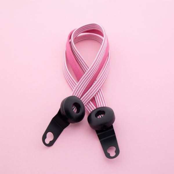 Qibbel Widek Tragegurt Explorer 16 schwarze Halterungen rosa weiß