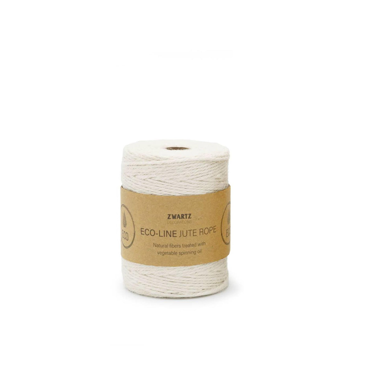 Eco-line jute touw white ø3mm x â±160m (â±250 g)