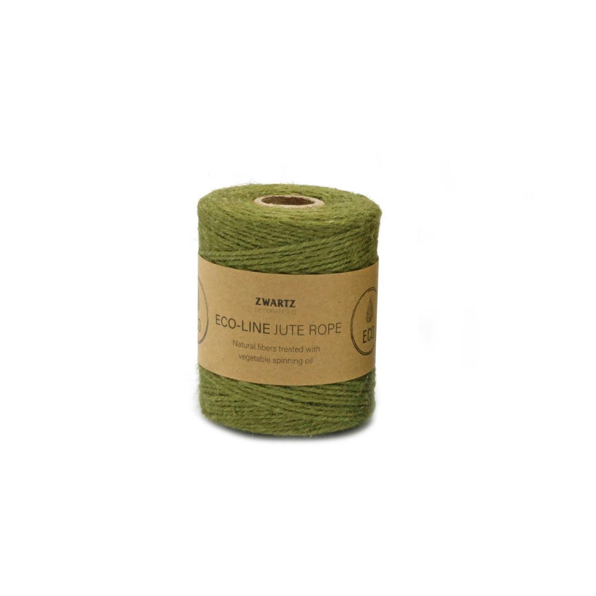 Eco-line jute touw olive ø3mm x â±160m (â±250 g)