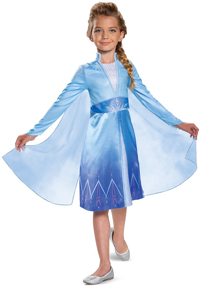 Disguise Disney Frozen Elsa offizielles klassisches Kleid, Größe XS (3T-4T Jahre), Mädchen