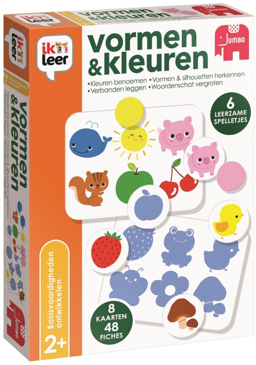 Ich unterrichte Jumbo – Formen und Farben – Lernspiel – ab 3 Jahren