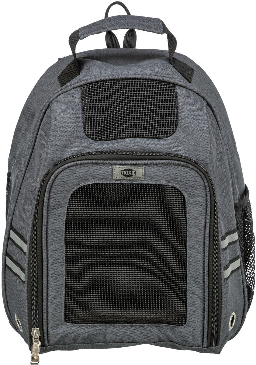 Trixie Hundetaschenrucksack dann grau