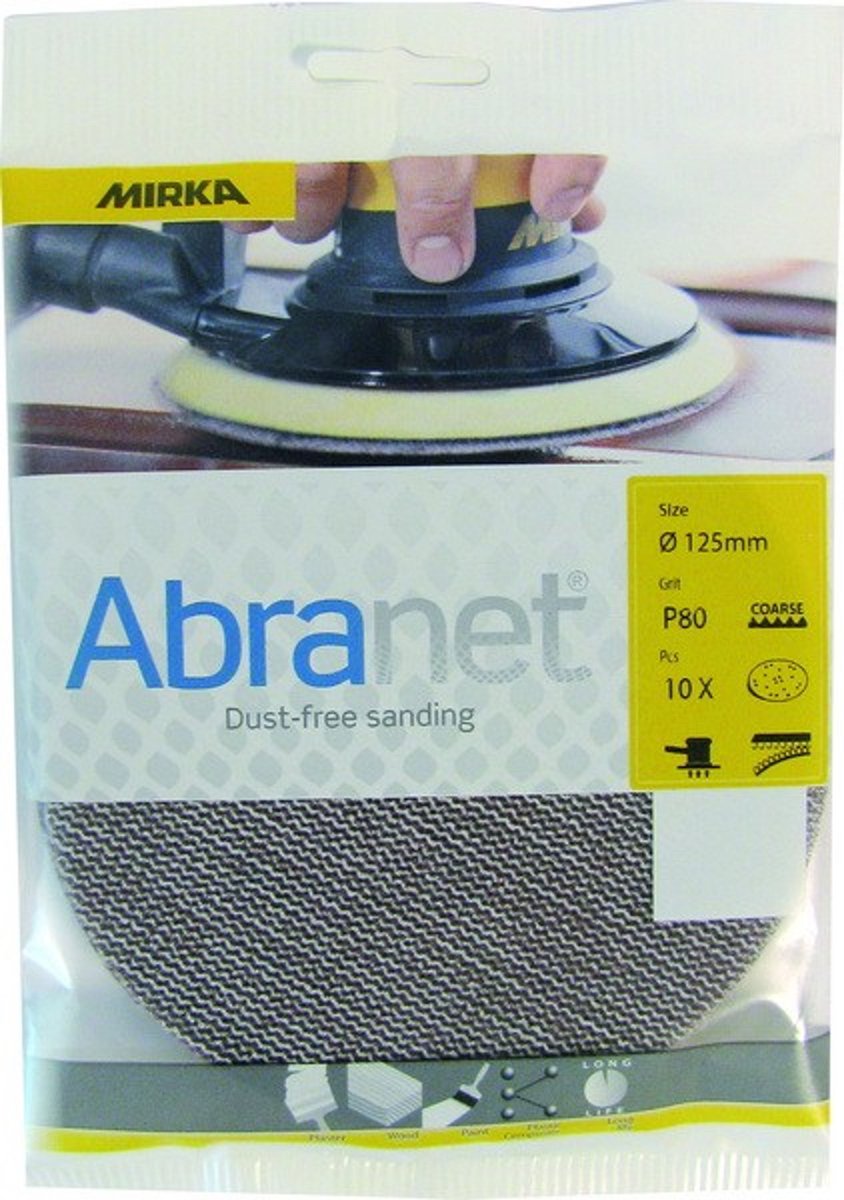 Mirka Abranet Eco Schleifscheiben 125 mm *Kleinpackung* – P240