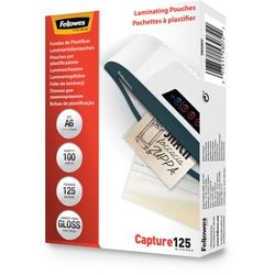 Laminierfolien Fellowes Capture A6 glänzend 100 Stück