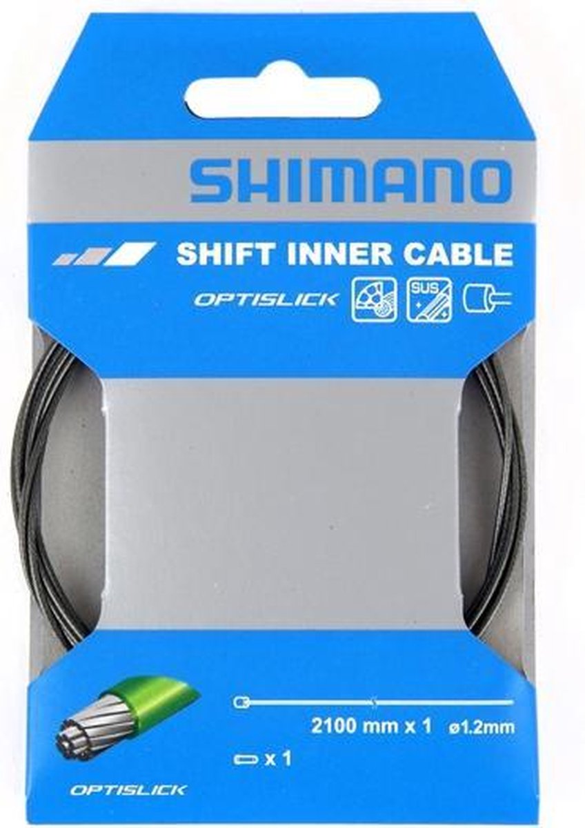 Shimano Optislick Shift-Innenkabel 1,2 mm x 2100 mm