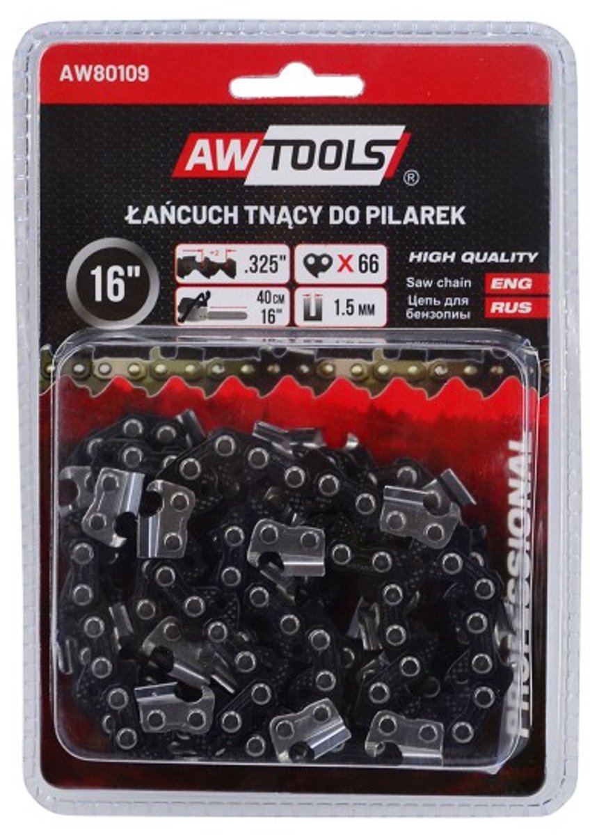 Awtools black line - zaagketting - 40 cm - 0.325 - 66 schakels