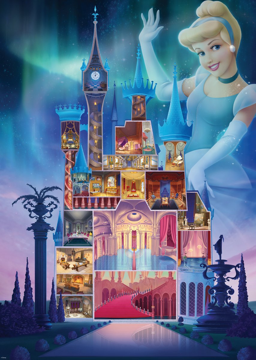 Ravensburger Jigsaw Puzzle Disney Castles Aschenputtel, 1000st.