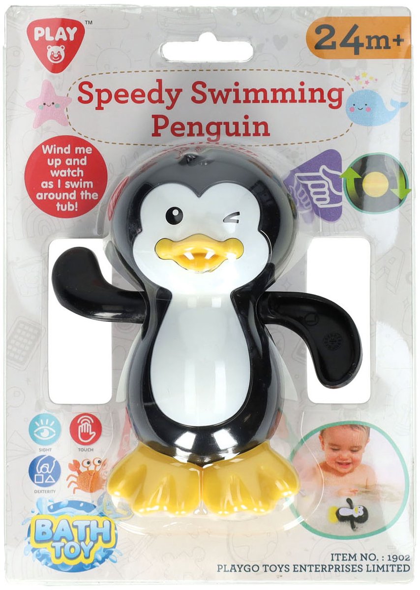 Playgo Badespielzeug, schnell schwimmender Pinguin