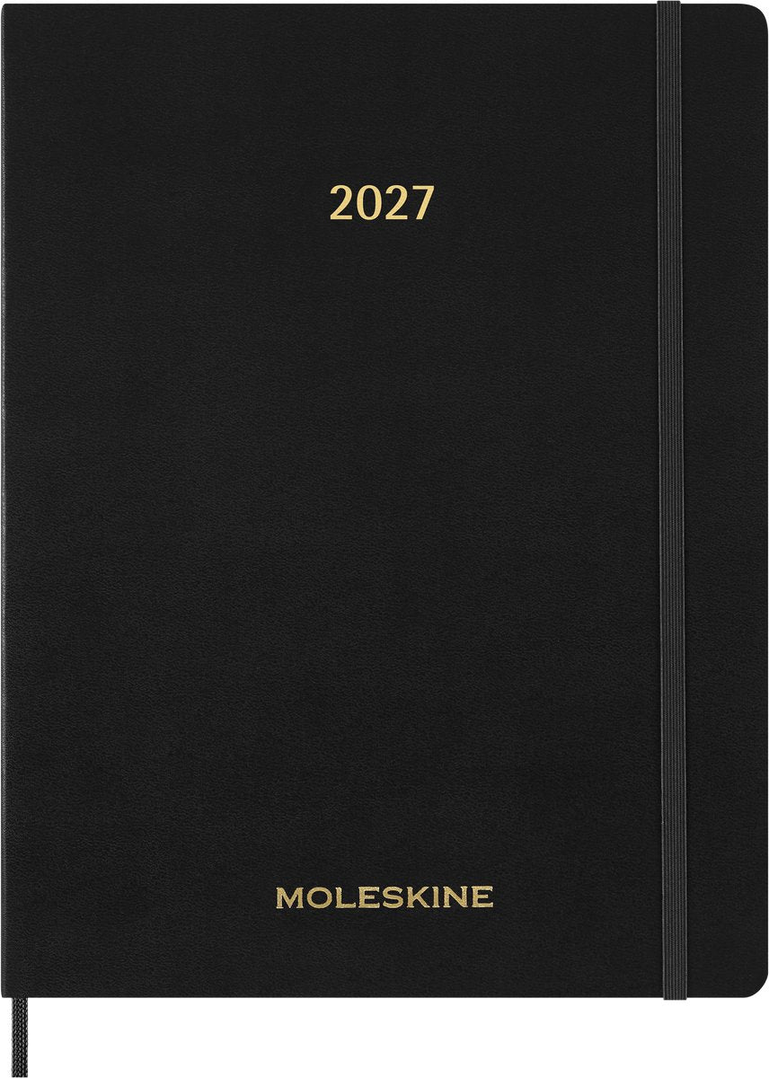 Moleskine 15-Monats-Agenda – 2027 – unverzichtbarer Planer – wöchentlich – vertikal – XXL – Schwarz