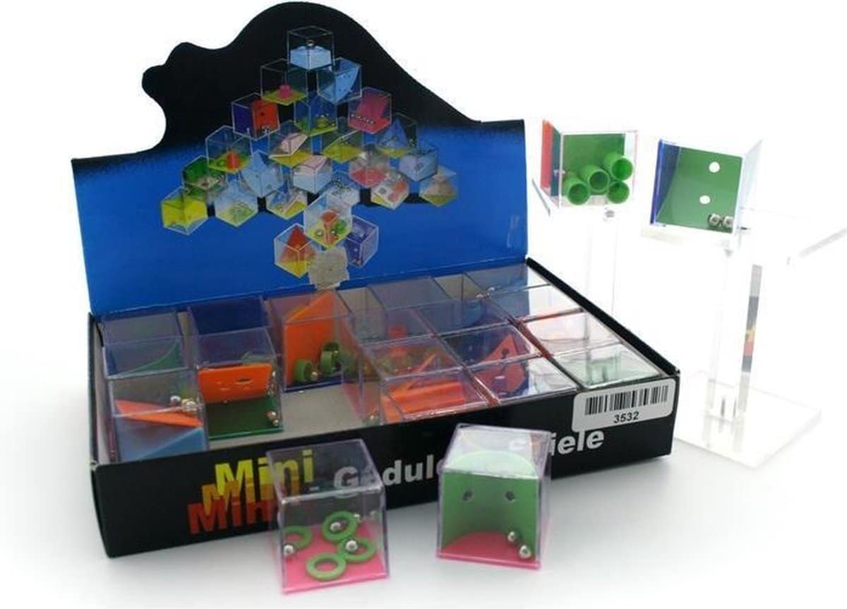 Bongers Toys Geduldsspiele 4x4x4 cm 12 sortiert