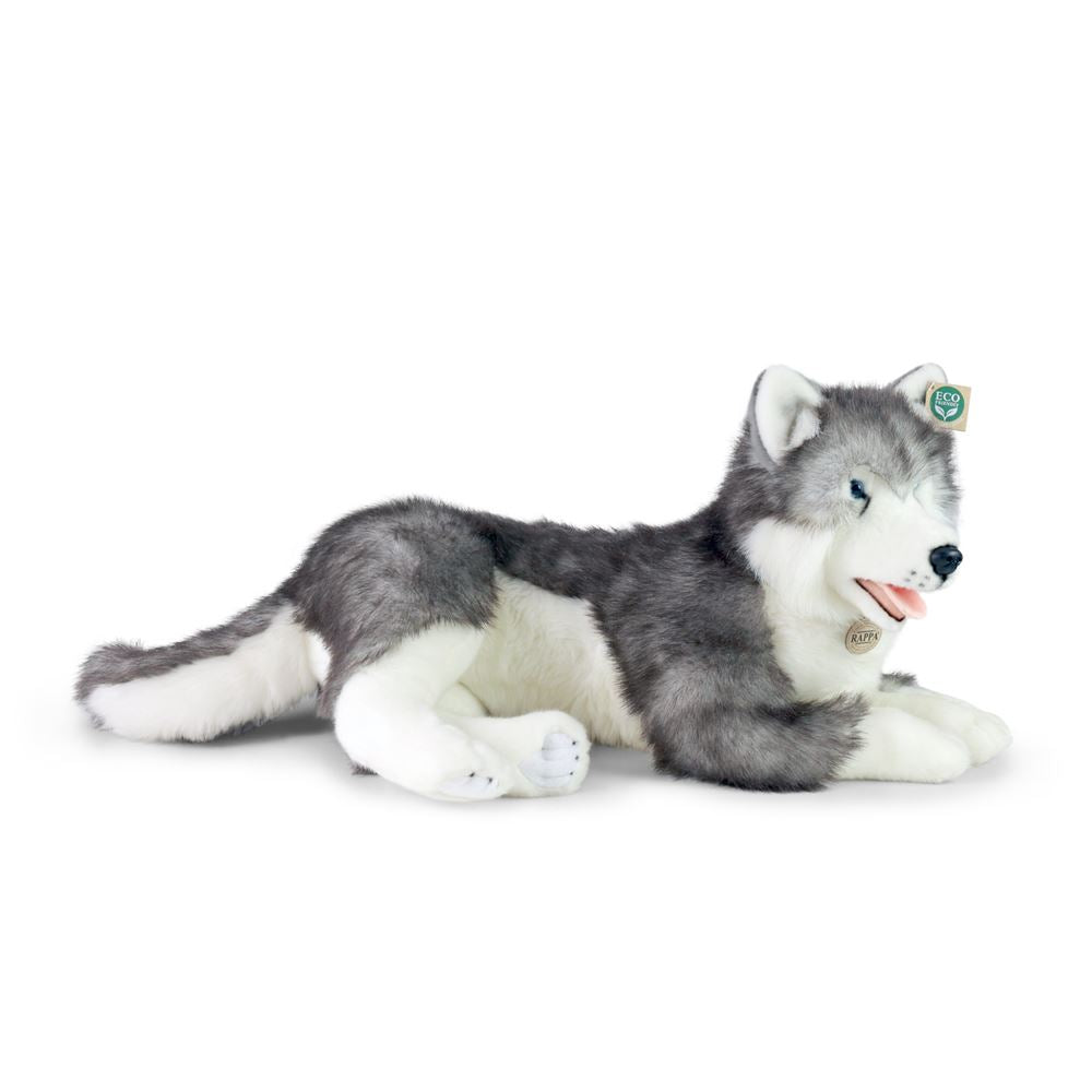 Plüsch-Husky-Hund 60 cm umweltfreundlich