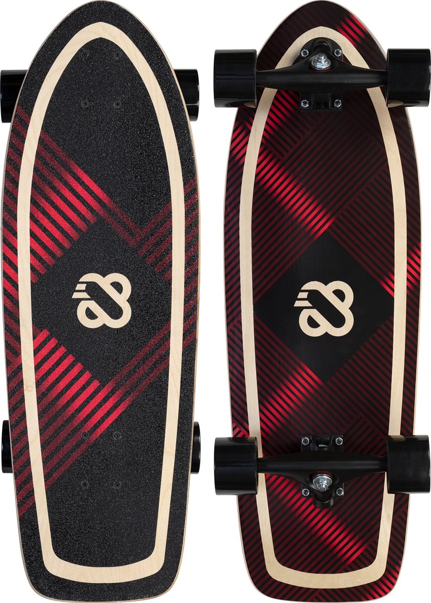 Nijdam cruiser longboard kick tail 32 - wicker weaver