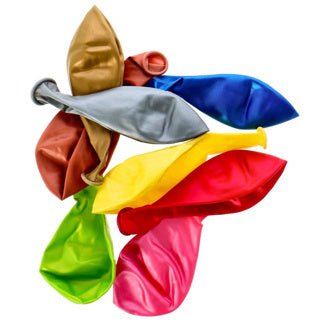 Ballon metallic 35 cm sortiert | 5 Stück