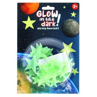 Erstaunlich cooles Leuchten im Dunkeln, Sterne und Mond