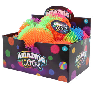 Erstaunlich cooler Pufferball 20 cm Regenbogen sortiert | 6 Stück
