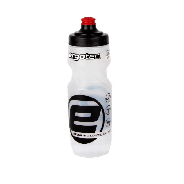 Ergotec Trinkflasche 750 ml – weiß transparent