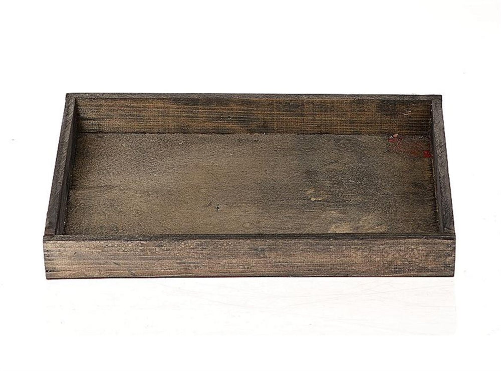 Hbx natürliches Wohntablett Firmiana 32x20x4cm