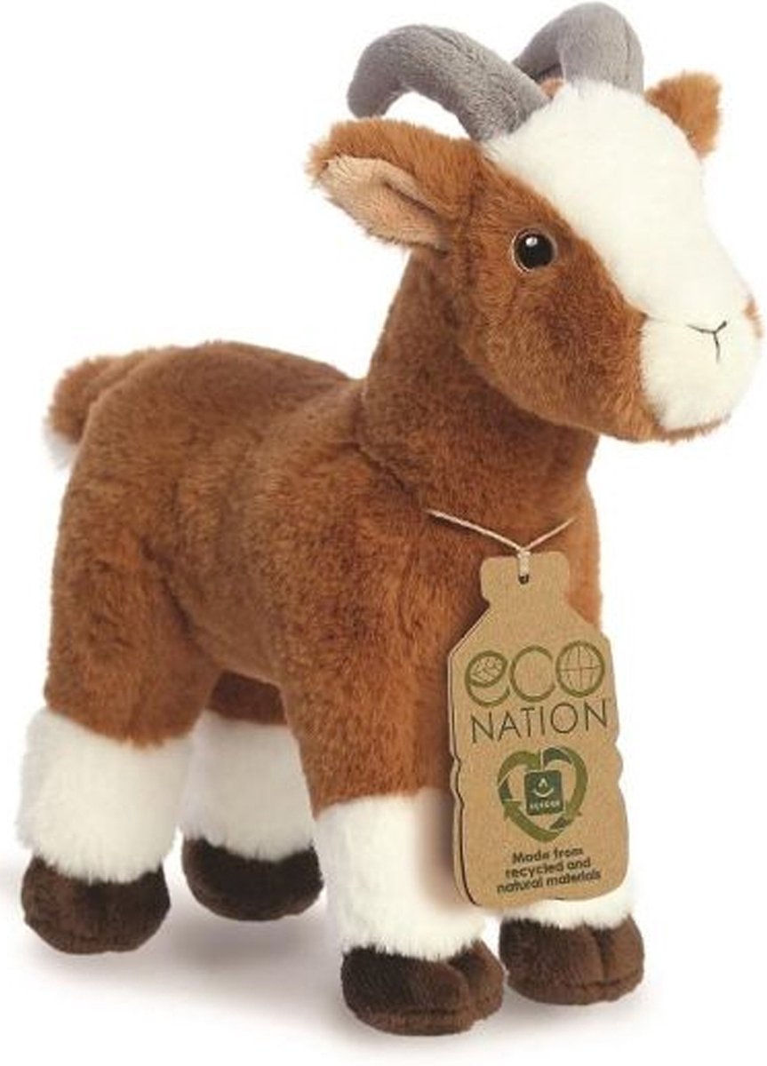 Eco Nation Pluchen kuscheln - Ziege - 24 cm