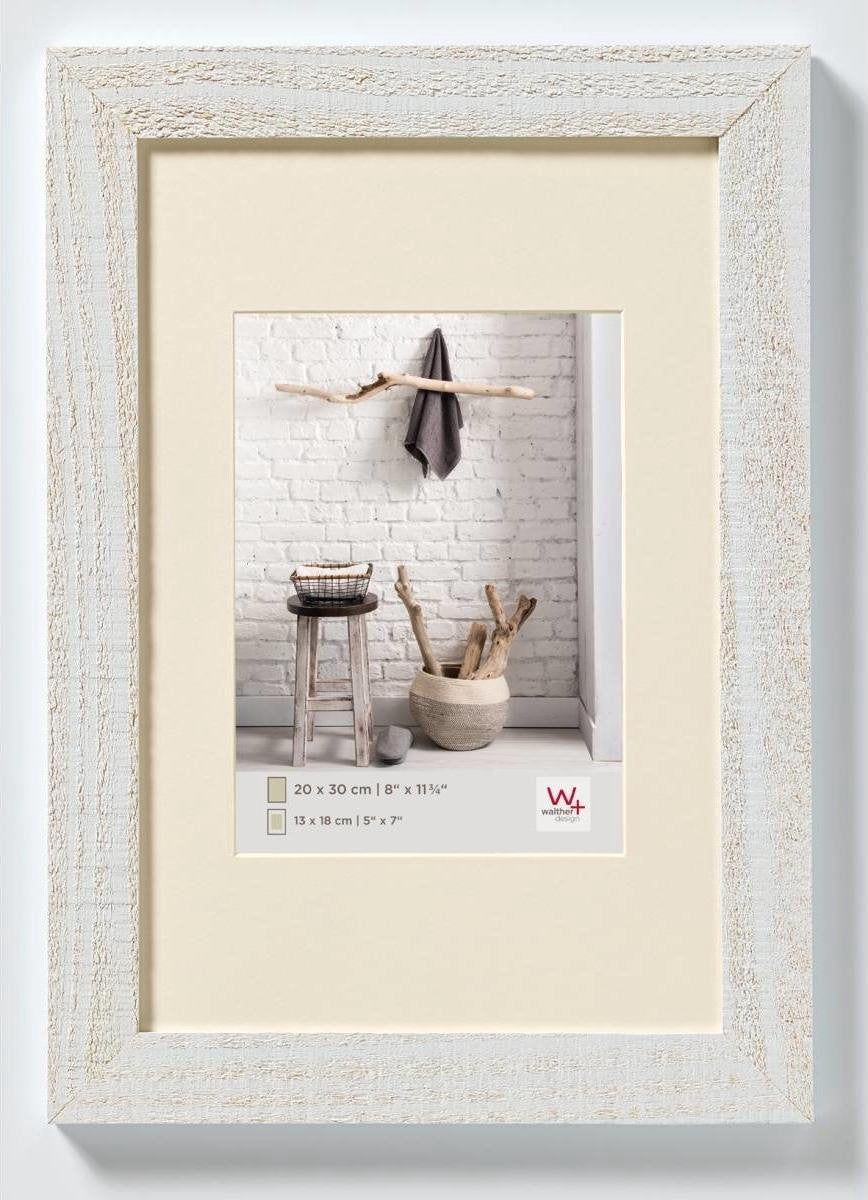 Walther Home - Holzrahmen - Fotogröße 20x30 cm - Polarweiß