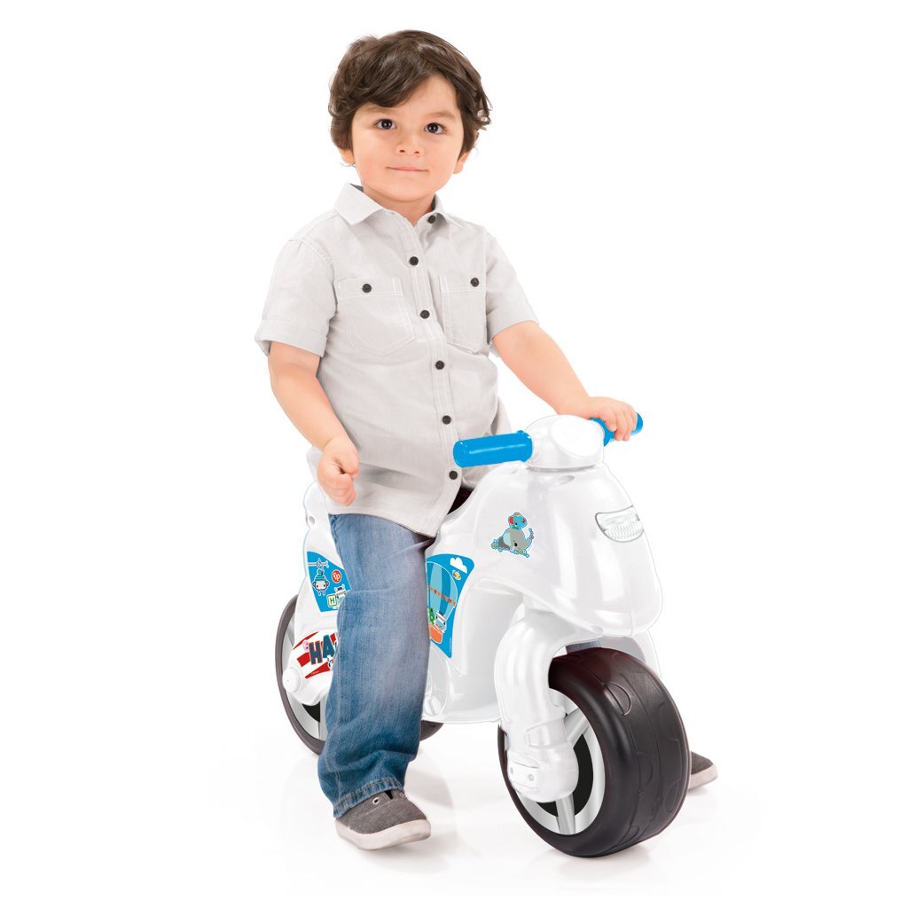Dolu Fisher Price Laufmotor weiß blau rot