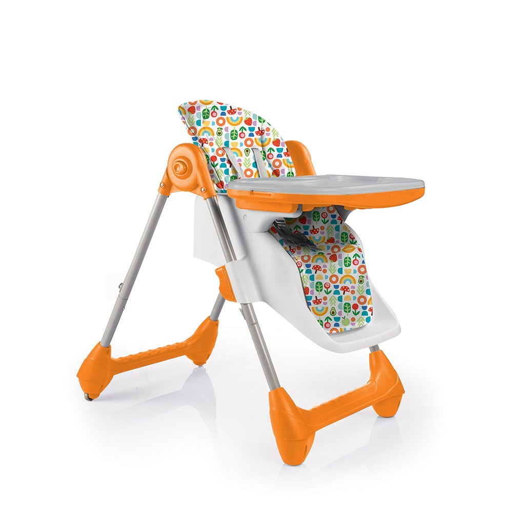 Dolu Fisher Price Deluxe Hochstuhl 105x57x87 cm weiß orange