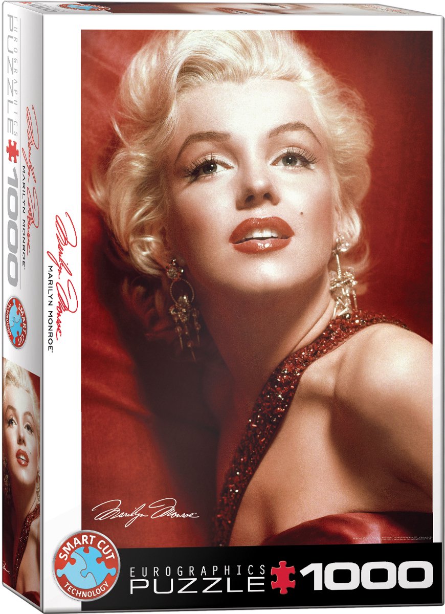 Eurographics – Marilyn Monroe rotes Porträt – 1000 Teile 48×68cm (B×H) – Puzzle