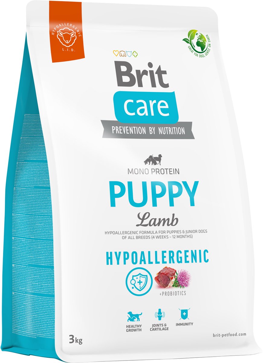 Brit Care – Hund – hypoallergener Welpe – Lamm – 12 kg