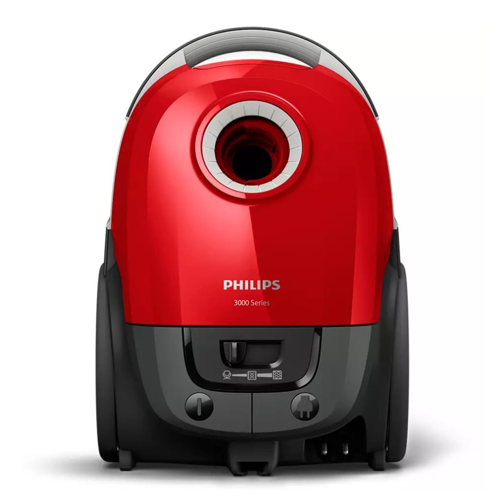 Philips XD3140 09 3000 Series Performer Kompaktstaubsauger 900 W Rot Schwarz